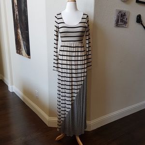 Coveted Clothing Striped Maxi Dress {NWOT}